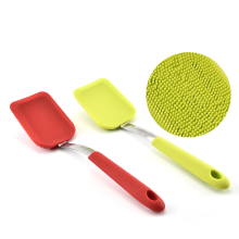 Multipurpose kitchen cleaning Brush with handle,dishwashing sponge with long handle, Durable kitchen cleaning Brush